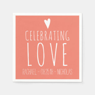 祝愛   結婚s スタンダードカクテルナプキン