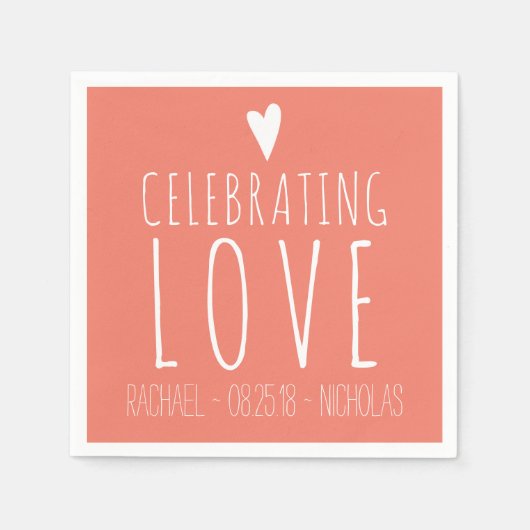 祝愛 | 結婚s スタンダードカクテルナプキン (正面)