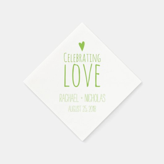 祝愛 | 結婚s スタンダードカクテルナプキン (角)