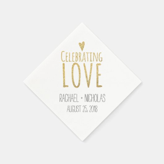 祝愛 | 結婚s スタンダードカクテルナプキン (角)