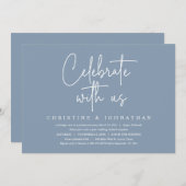 祝我々と結婚共に 招待状 (正面/裏面)