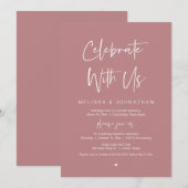 祝我々と結婚共に 招待状 (正面/裏面)