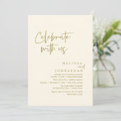 祝披露宴モダン 招待状 (スタンド正面)