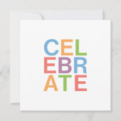 祝招待状 招待状 (正面)