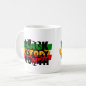 祝文化・インスピレーション黒史マググ コーヒーマグカップ (正面左)