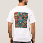 祝文化、名誉伝統 Tシャツ (裏面)