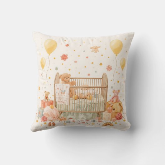 祝新生児 クッション (裏面)