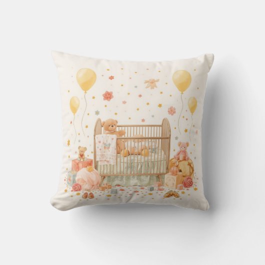 祝新生児 クッション (正面)