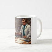 祝旅:医療マイルストーン コーヒーマグカップ (正面右)