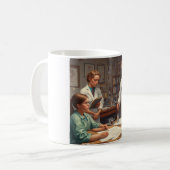 祝旅:医療マイルストーン コーヒーマグカップ (正面左)