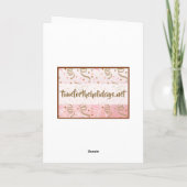 祝日おもしろいナショナルドリンクワインデー カード (裏面)