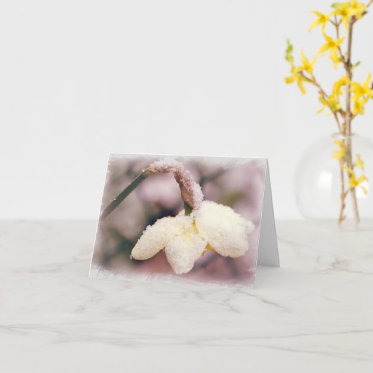 祝日のグリーティングカード カード (黄色い花)