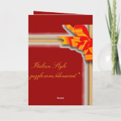 祝日のグリーティングカード シーズンカード (裏面)