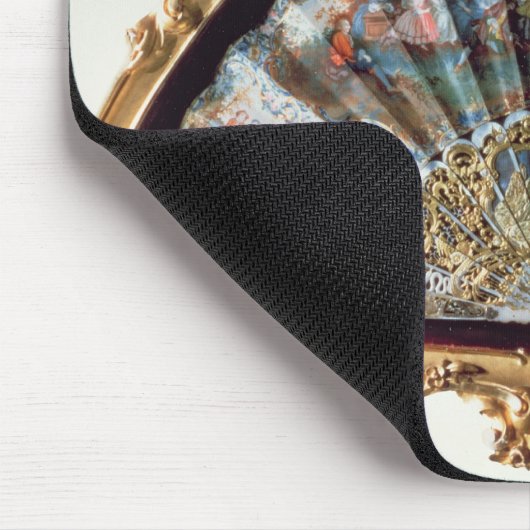 、祝日の場面と飾られて送風して下さい マウスパッド (コーナー)