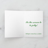 祝日の挨拶またはパーティの招待状カード シーズンカード (内部)