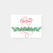 祝日の挨拶 ポストイット (正面)