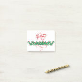 祝日の挨拶 ポストイット (デスク上)