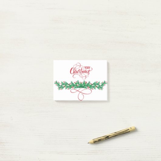 祝日の挨拶 ポストイット (デスク上)