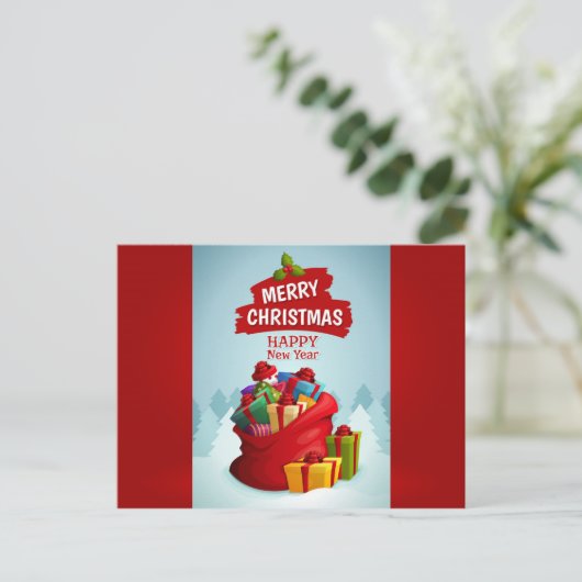 祝日の挨拶 ポストカード (スタンド正面)