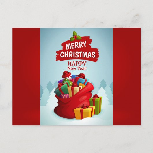 祝日の挨拶 ポストカード (正面)