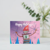 祝日はがき ポストカード (スタンド正面)