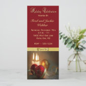 祝日またはクリスマスパーティの招待状 招待状 (スタンド正面)