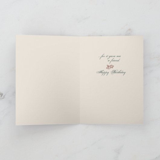 祝日生まれ誕生日 カード (内部)