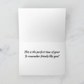 祝日祝いの祝杯を挙げる カード (内部)