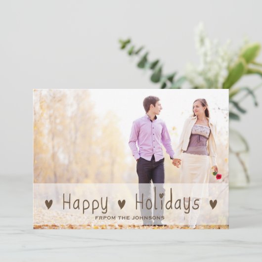 祝日祝日挨拶フォトカード シーズンカード (スタンド正面)