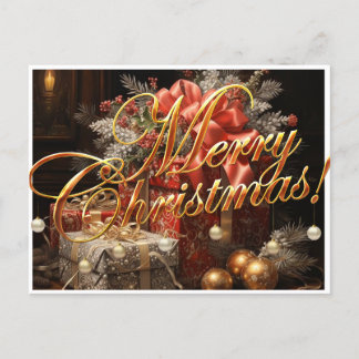 祝日葉書メリークリスマス シーズンポストカード