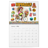 祝曲線 カレンダー (1月 2026)