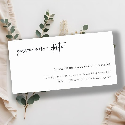 祝書道と一緒に日付カードを保存 サンキューカード