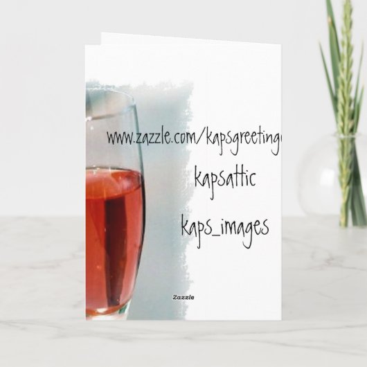 祝杯 カード (裏面)