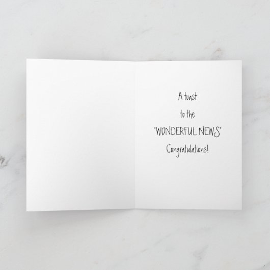 祝杯 カード (内部)