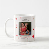 祝母とハート:母の日 コーヒーマグカップ (左)