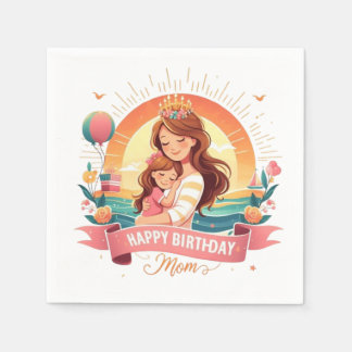 祝母の特別の日 スタンダードカクテルナプキン