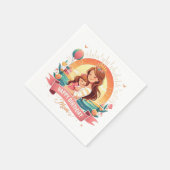 祝母の特別の日 スタンダードカクテルナプキン (角)