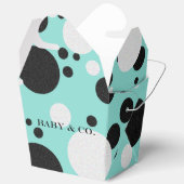 祝水玉模様ベビーブライダル振りかけパーティー フェイバーボックス (見開き)