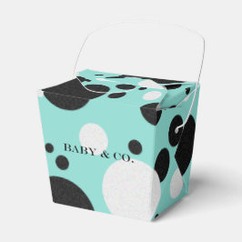 祝水玉模様ベビーブライダル振りかけパーティー フェイバーボックス