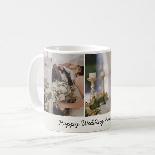 「祝永遠の愛 – 記念写真マグカップ」 コーヒーマグカップ (正面左)