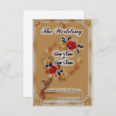 祝特別の日と歓喜の連合 招待状 (正面/裏面)