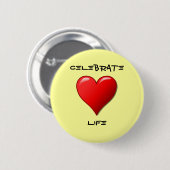 祝生活 缶バッジ (正面&裏面)