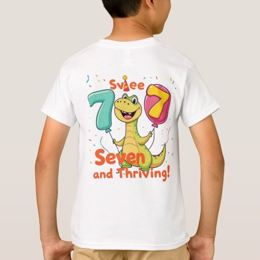 祝生誕日 Tシャツ (裏面)