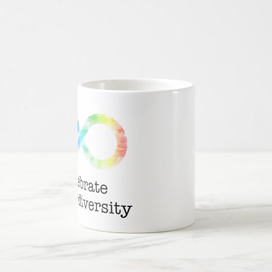 祝神経多様性マグカップ コーヒーマグカップ (中央)