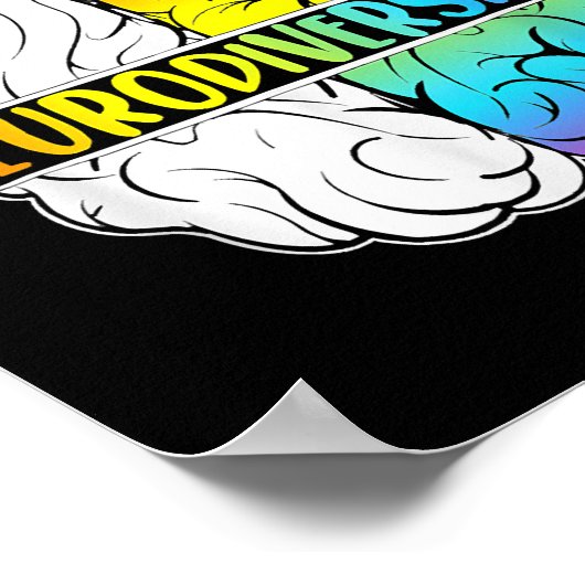 祝神経多様性精神保健自閉症 ポスター (角)