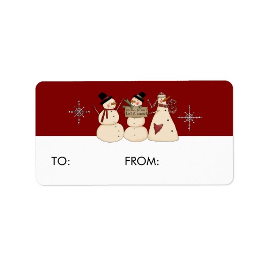 祝祭日のプレゼントラベル ラベル (正面)