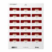 祝祭日のプレゼントラベル ラベル (フルシート)