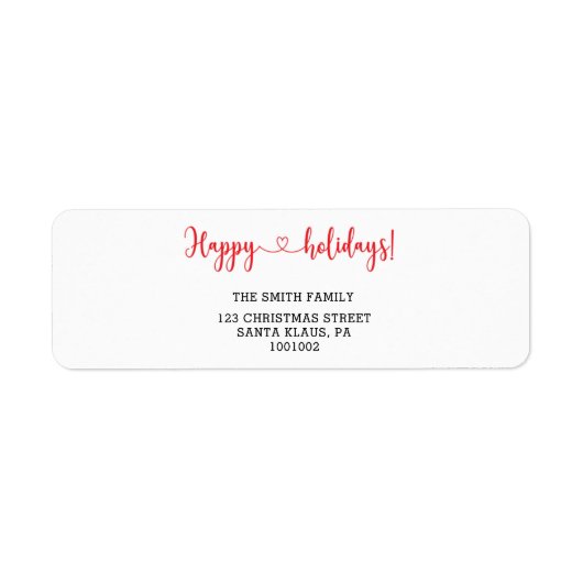 祝祭日 ラベル (正面)