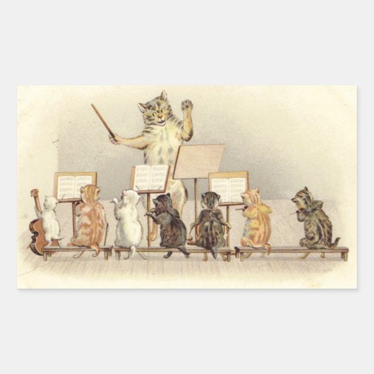 祝祭的なマチネのヴィンテージビクトリアン時代 長方形シール (正面)