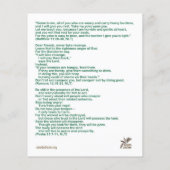 祝福されたは従順なる者 チラシ (裏面)